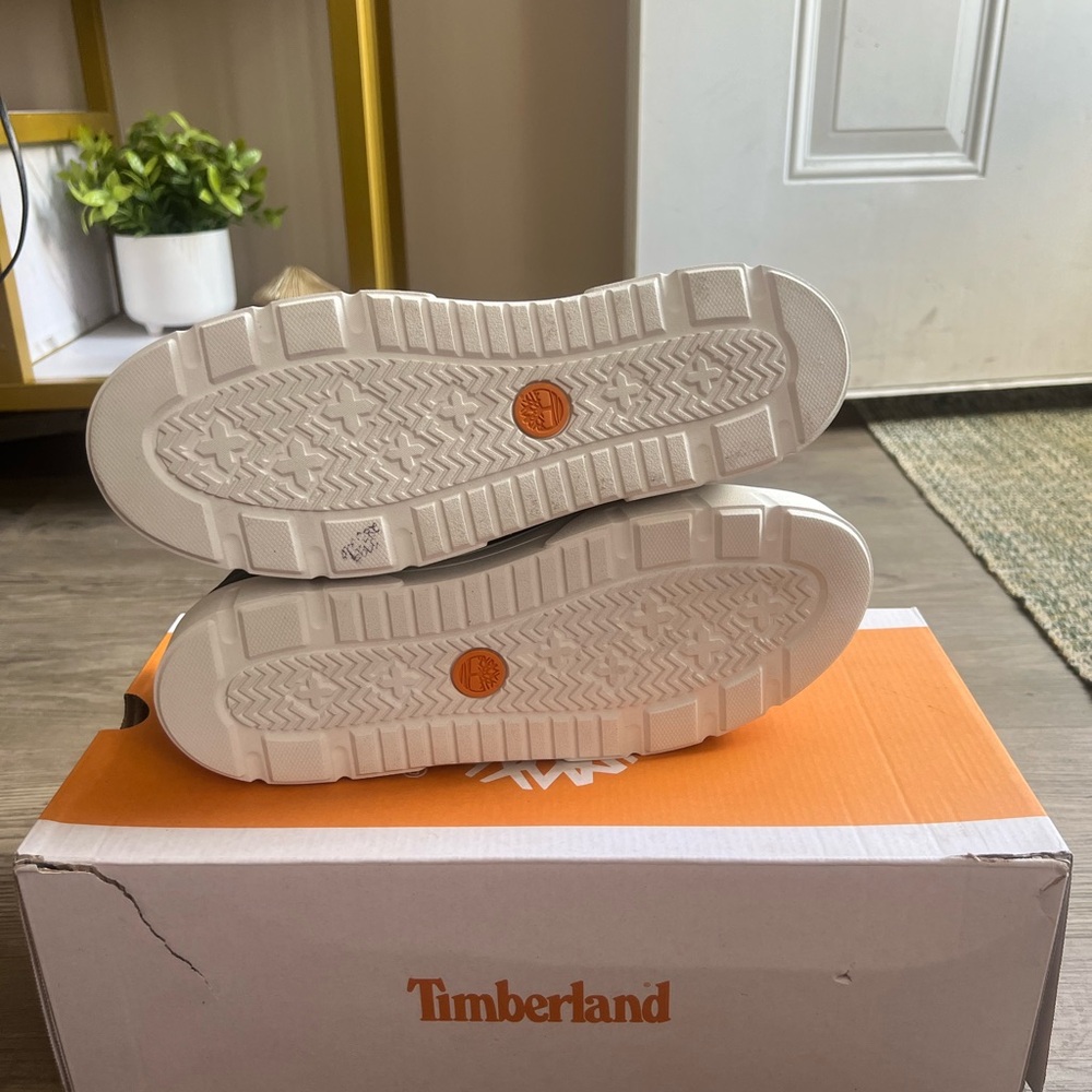 Timberland Women’s Laurel Court Low Lace Sneaker Black Nubuck Size 10 - Picture 7 of 8
